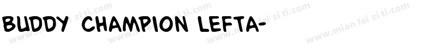 Buddy Champion Lefta字体转换